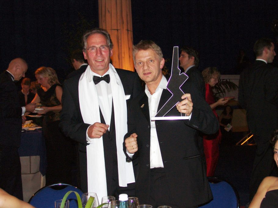 Schriewer mit Sönke Wortmann -Regisseur von "Das Wunder von Bern "