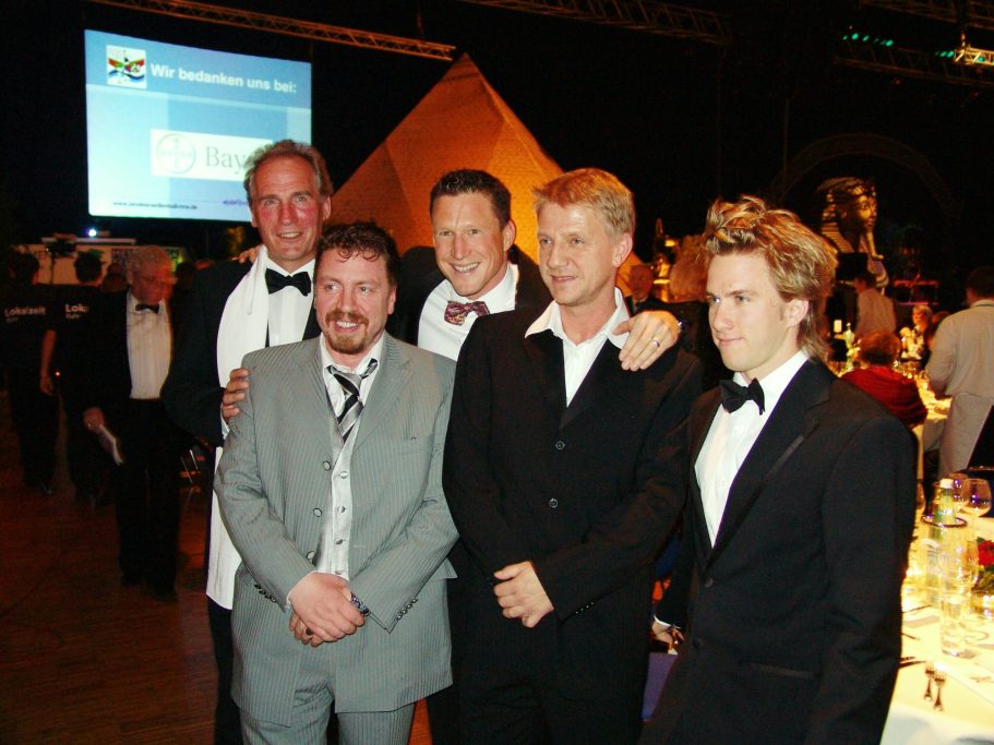 Schriewer mit Armin Rohde, Chr. Keller, Sönke Wortmann und Nick Heitfeld